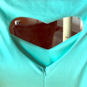 Dress with heart back